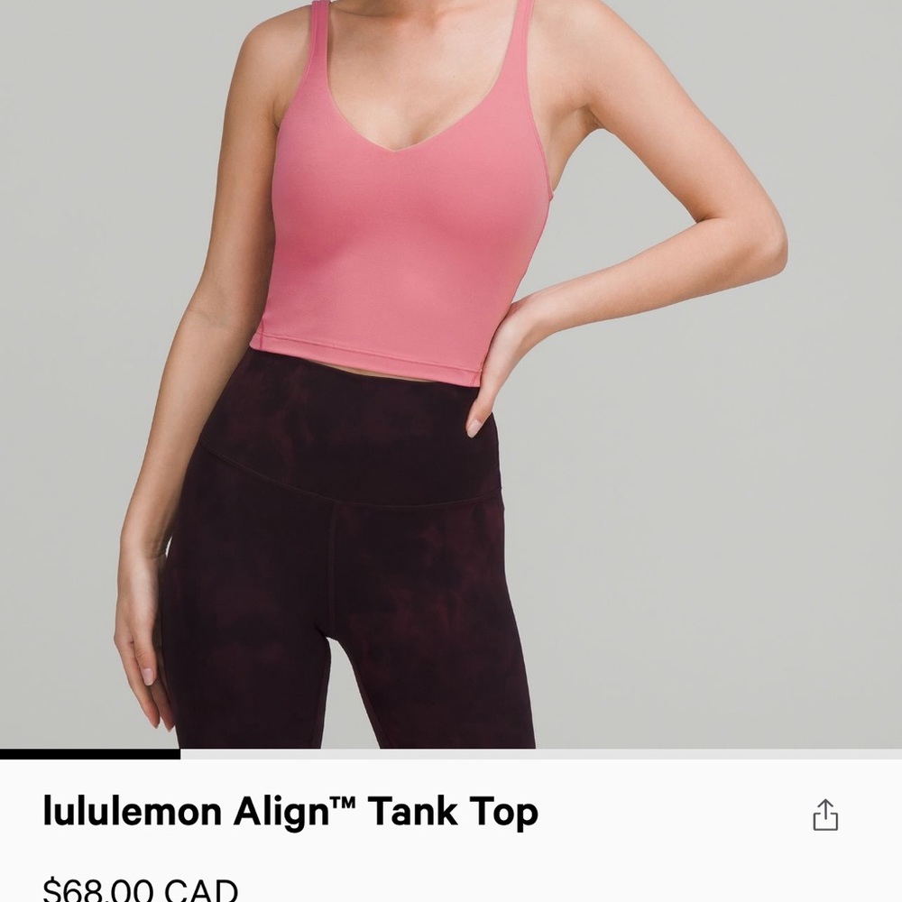 Lululemon align tank top